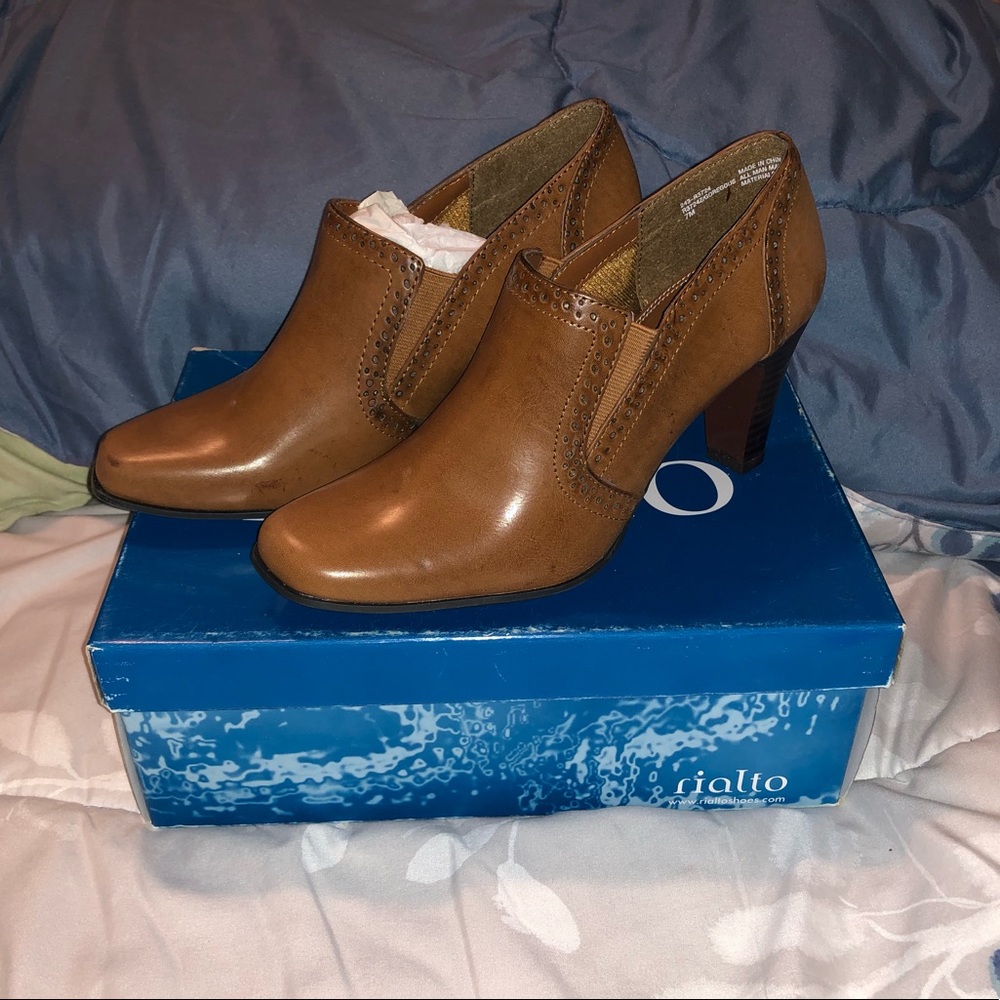 Brown Heeled Boots